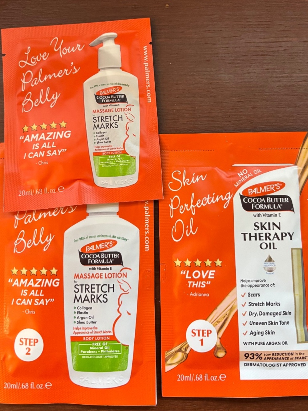 Stretch Marks Palmers Cocoa Butter Skin Therapy Oil & Massage Lotion